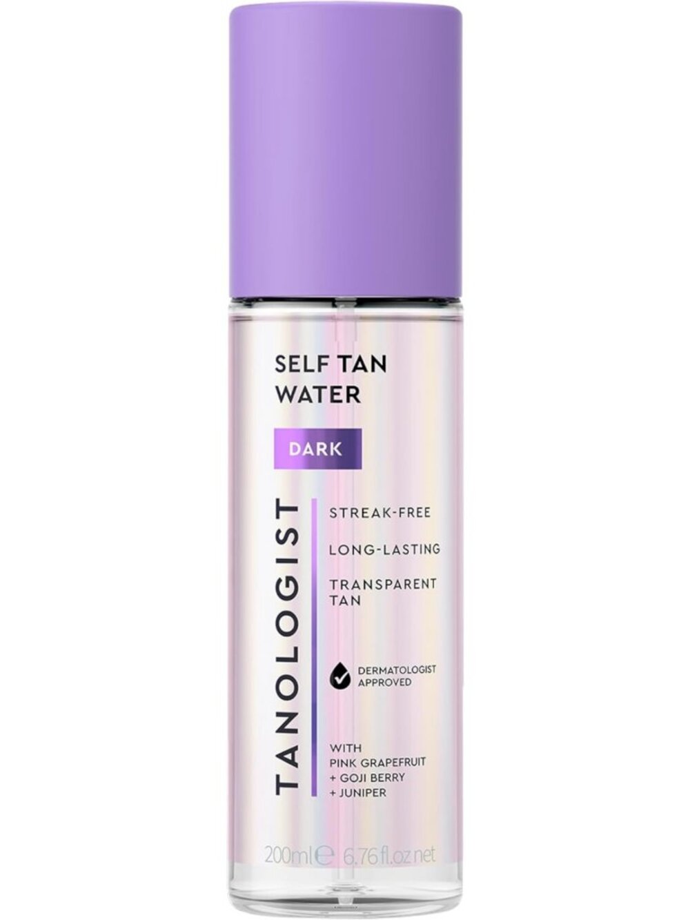 Streak-Free Self Tanner Spray - Dark Tanning Water, Natural Bronzing, Long